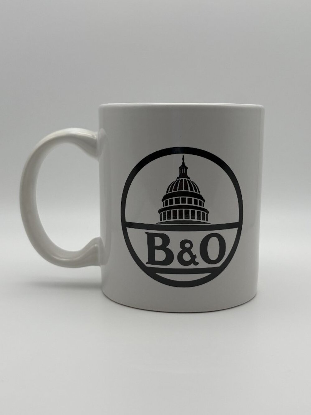 Baltimore & Ohio (B&O) Railroad Monopoly Game Train Coffee Mug (SKU: 009MG)